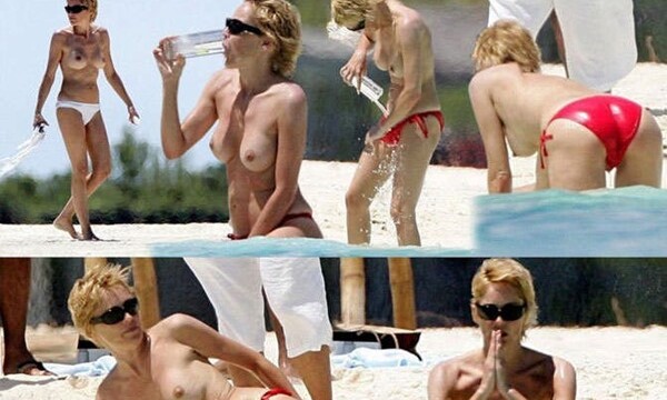 Celebmatrix – Sharon Stone topless
